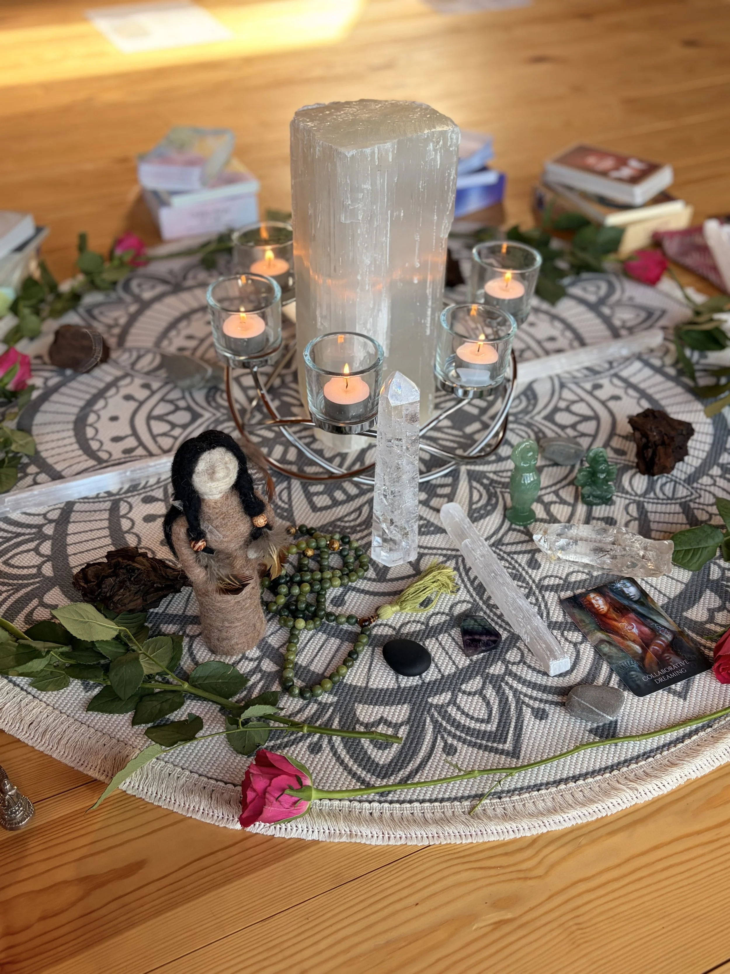 Spring Equinox Retreat Crystal Grid