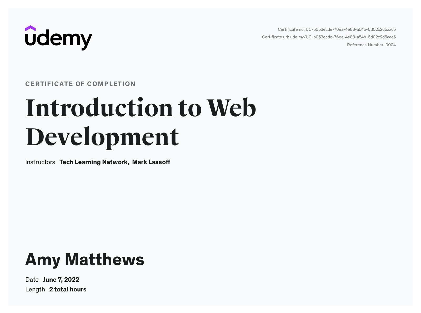 Introduction to Web Development