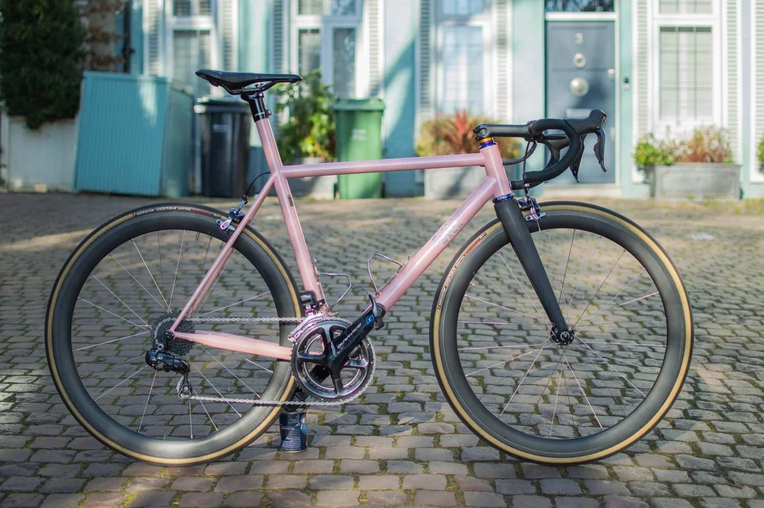 Pink Rim Road Bike — Hill Frameworks