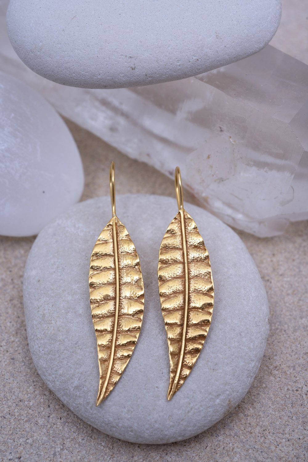 LEAVES EARRINGS SALLY DUDMESH