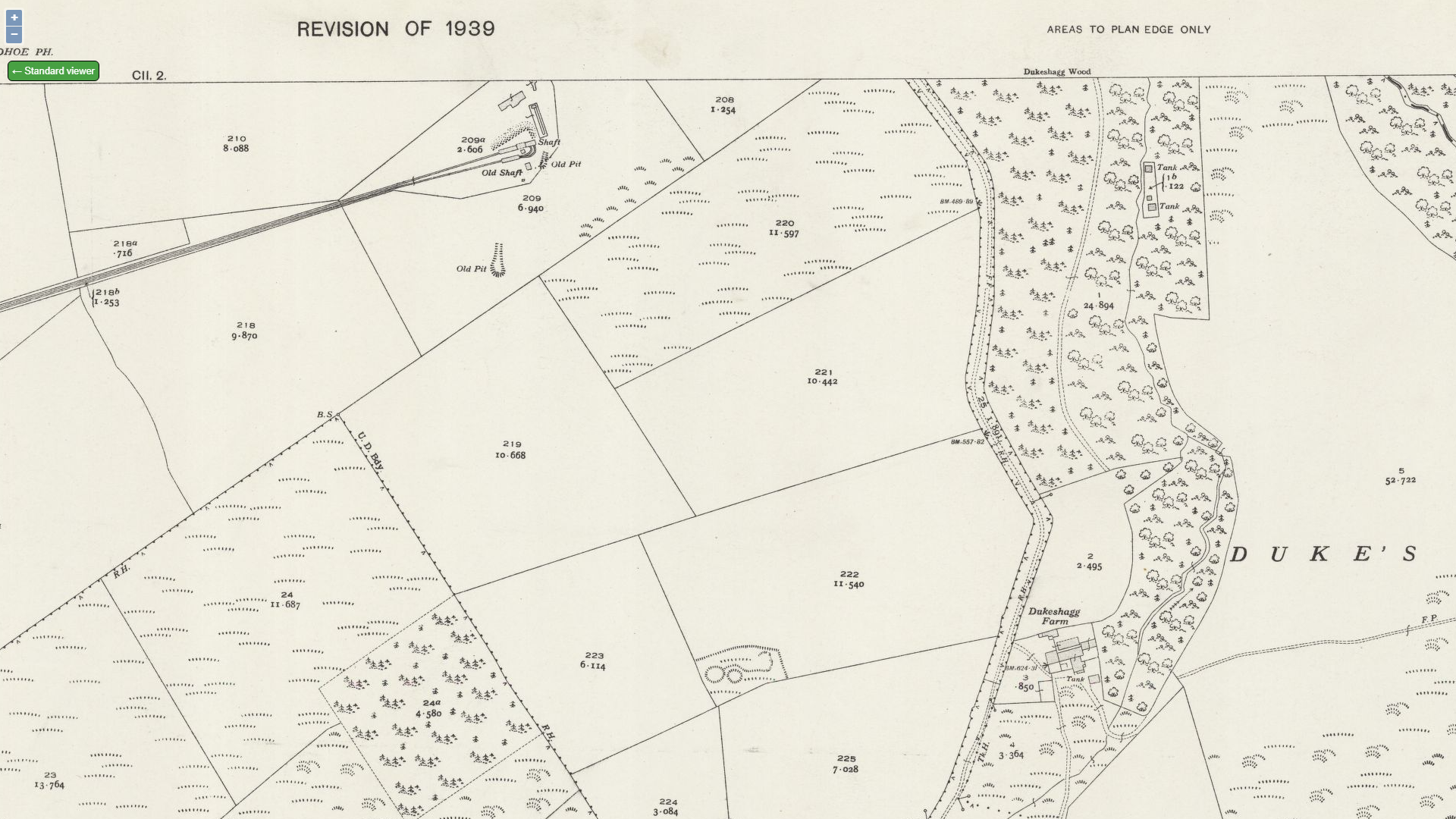1939 map of Dukes Hagg.png