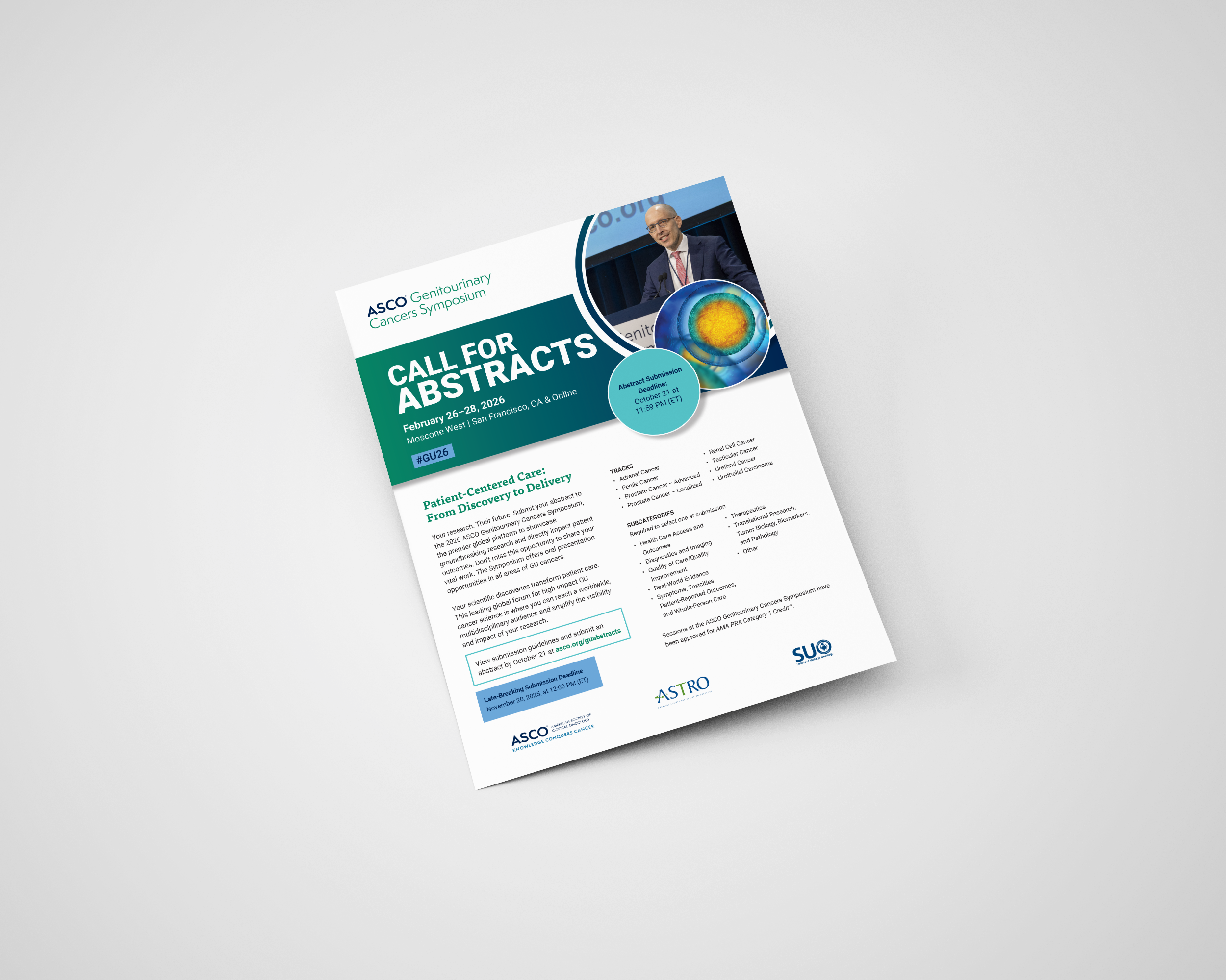 GU Call for Abstracts print ad