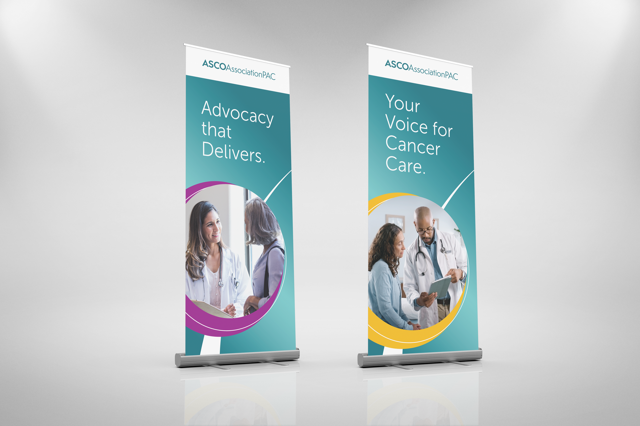 Advocacy pull-up banners