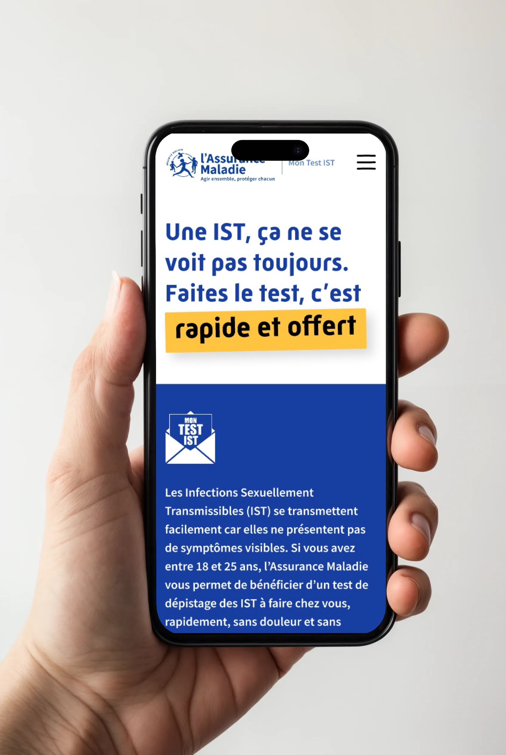 Mon test IST - L'Assurance Maladie