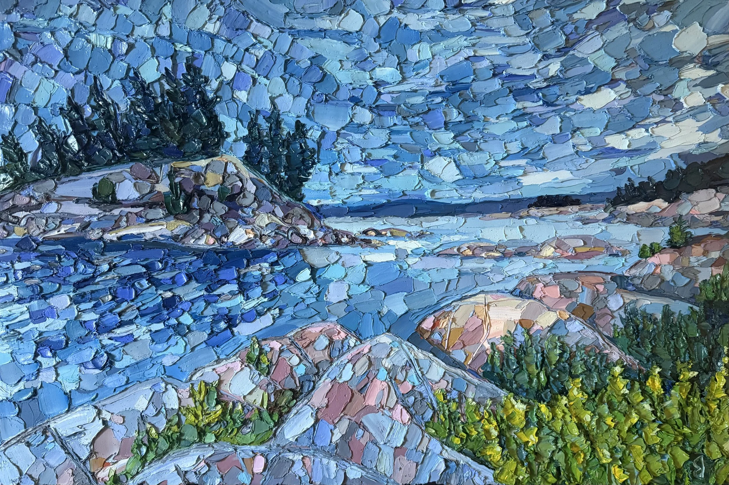 Chikanishing Trail, Georgian Bay SOLD
24 x 26 Inch Oil on Canvas