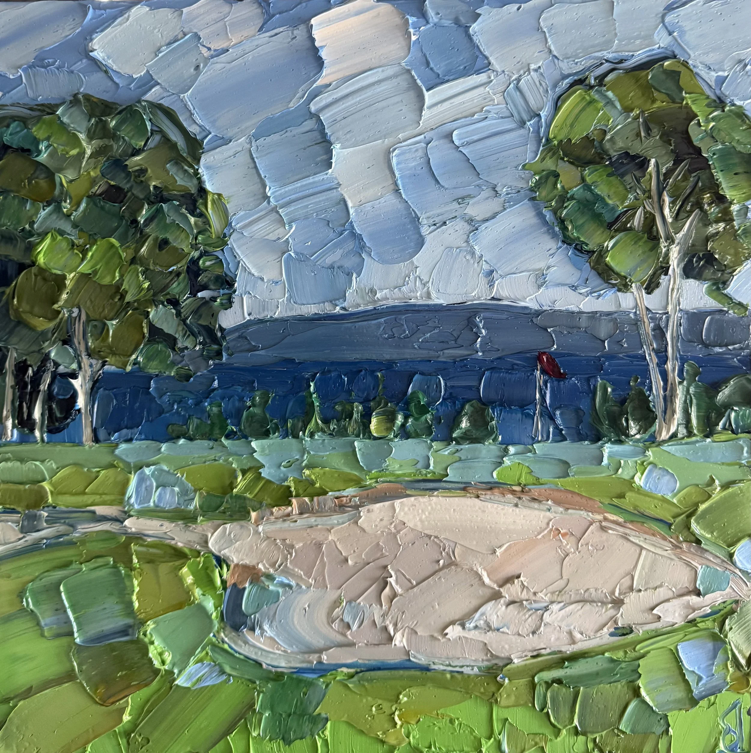 These are the Days
12 x 12 Inch Oil on Panel