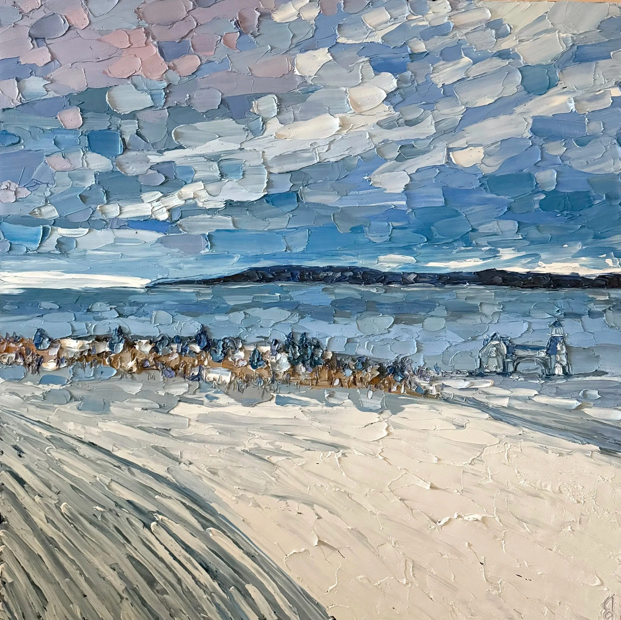 Views of the Escarpment, Cobble Beach
36x36 Inch Oil on Canvas