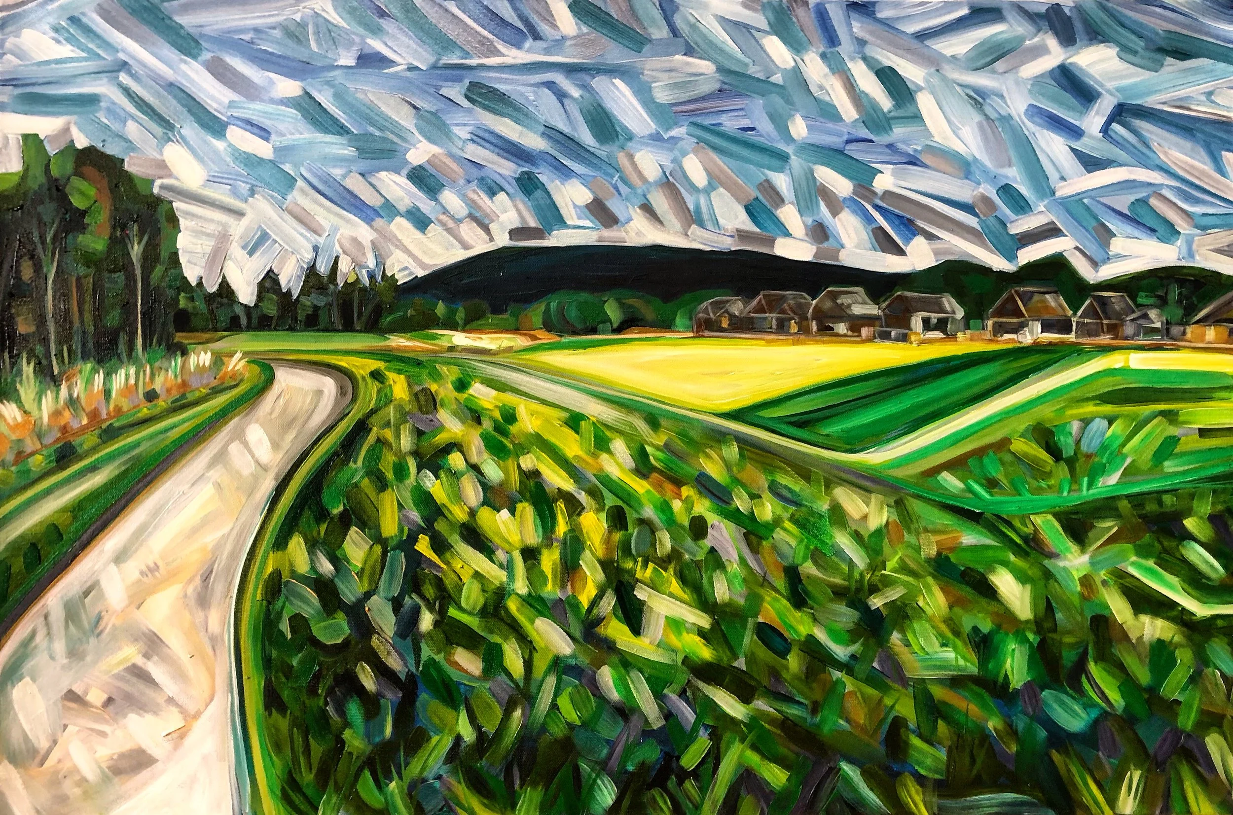 The 13th Hole at Georgian Bay Club
24x36 Inch Oil on Canvas