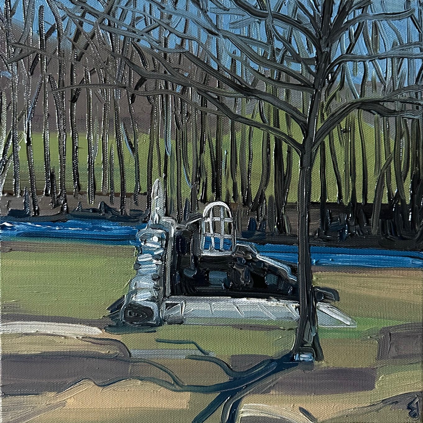 Born by the River
12x12 Inch Oil on Canvas