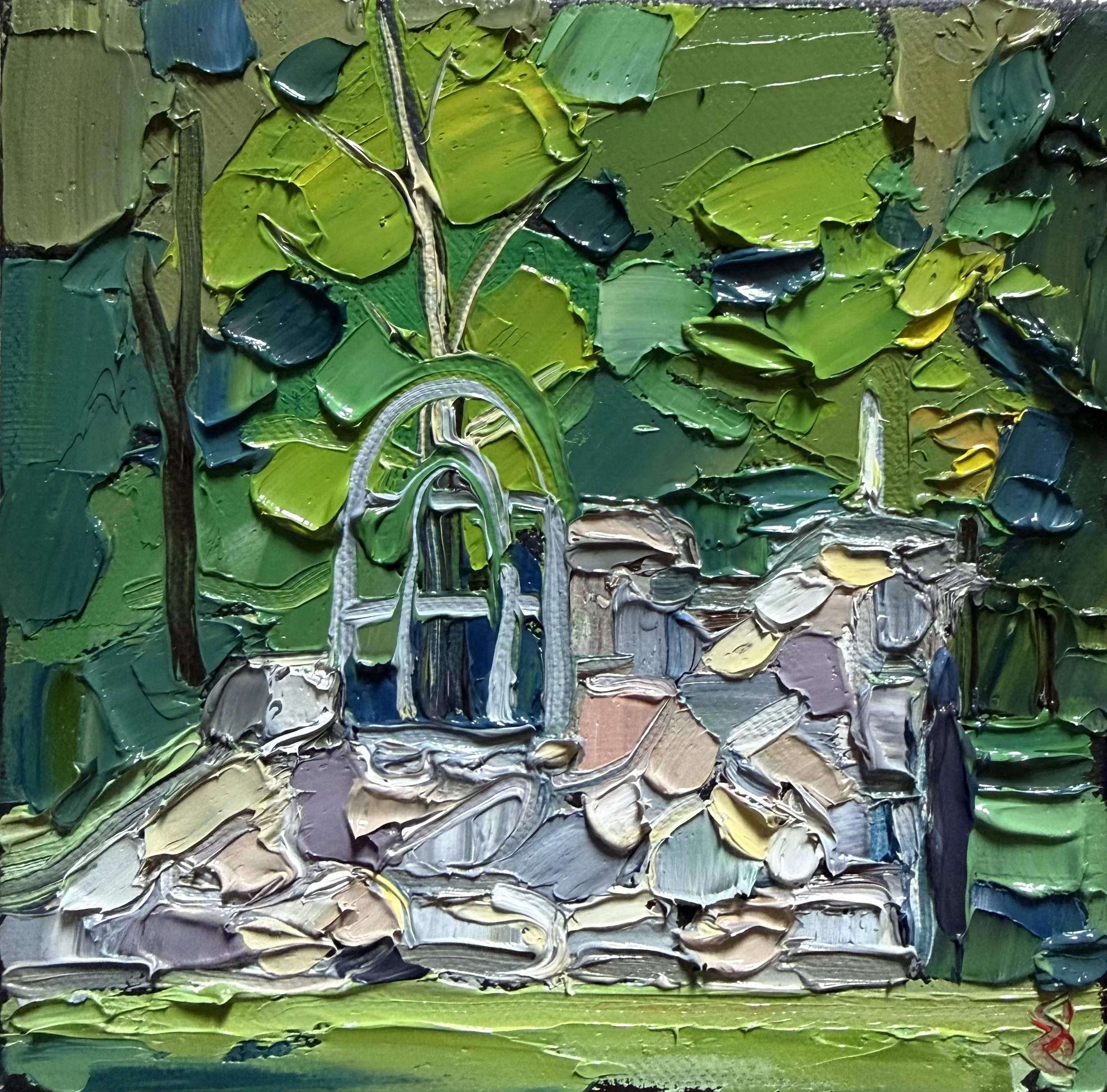 Black History Cairn
6 x 6 Inch Oil on Canvas