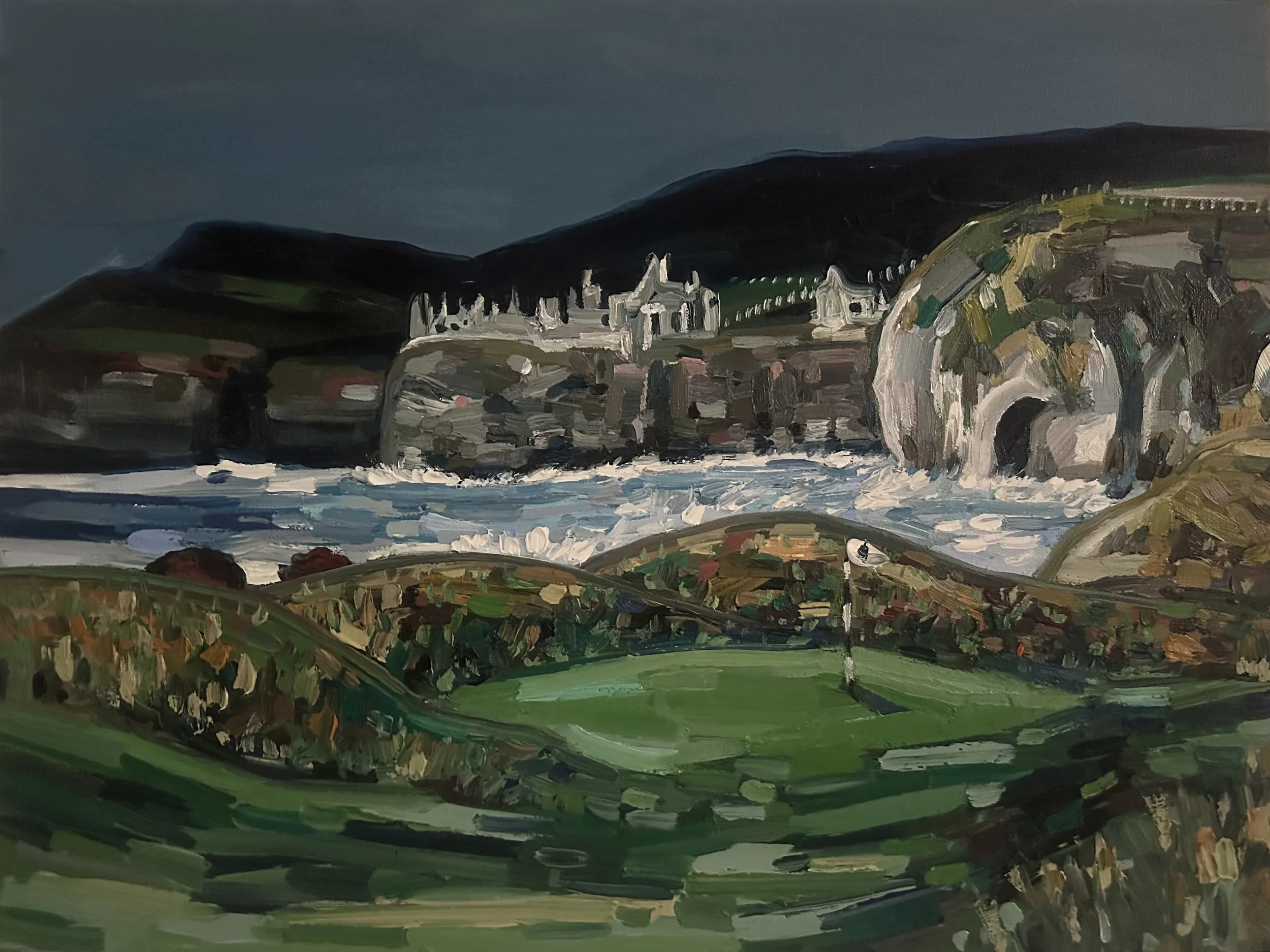 Royal Portrush Hole No.5 - White Rocks
18x 24 Inch Oil on Canvas