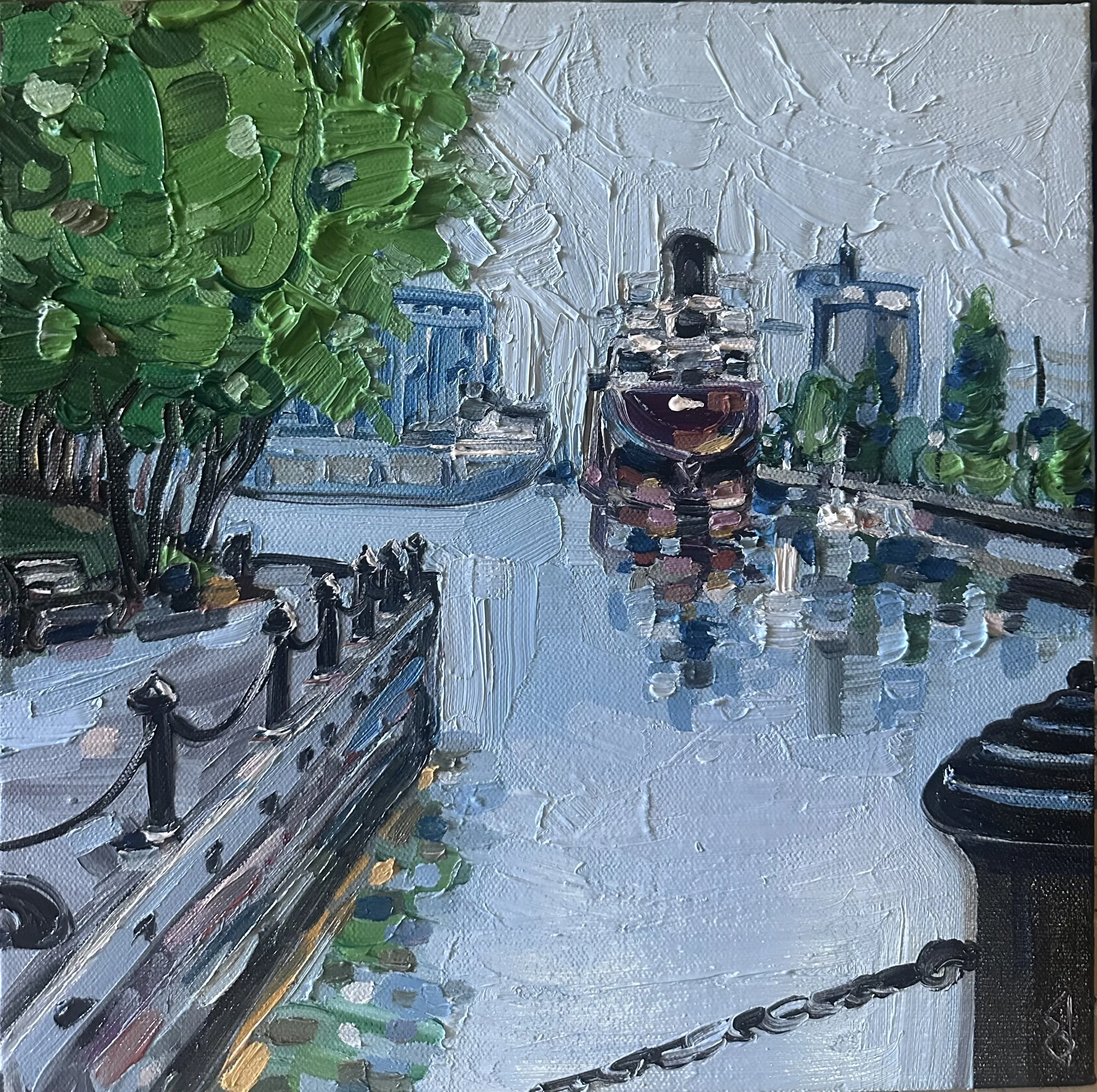 Harbour Rush
12x12 Inch Oil on Canvas