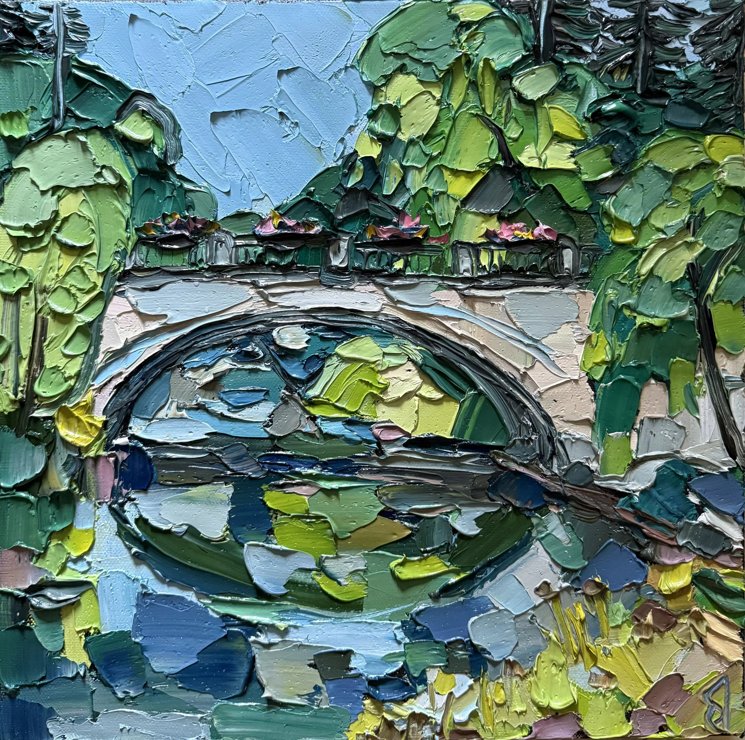 8th Street Bridge 
12 x 12 Inch Oil on Canvas
SOLD