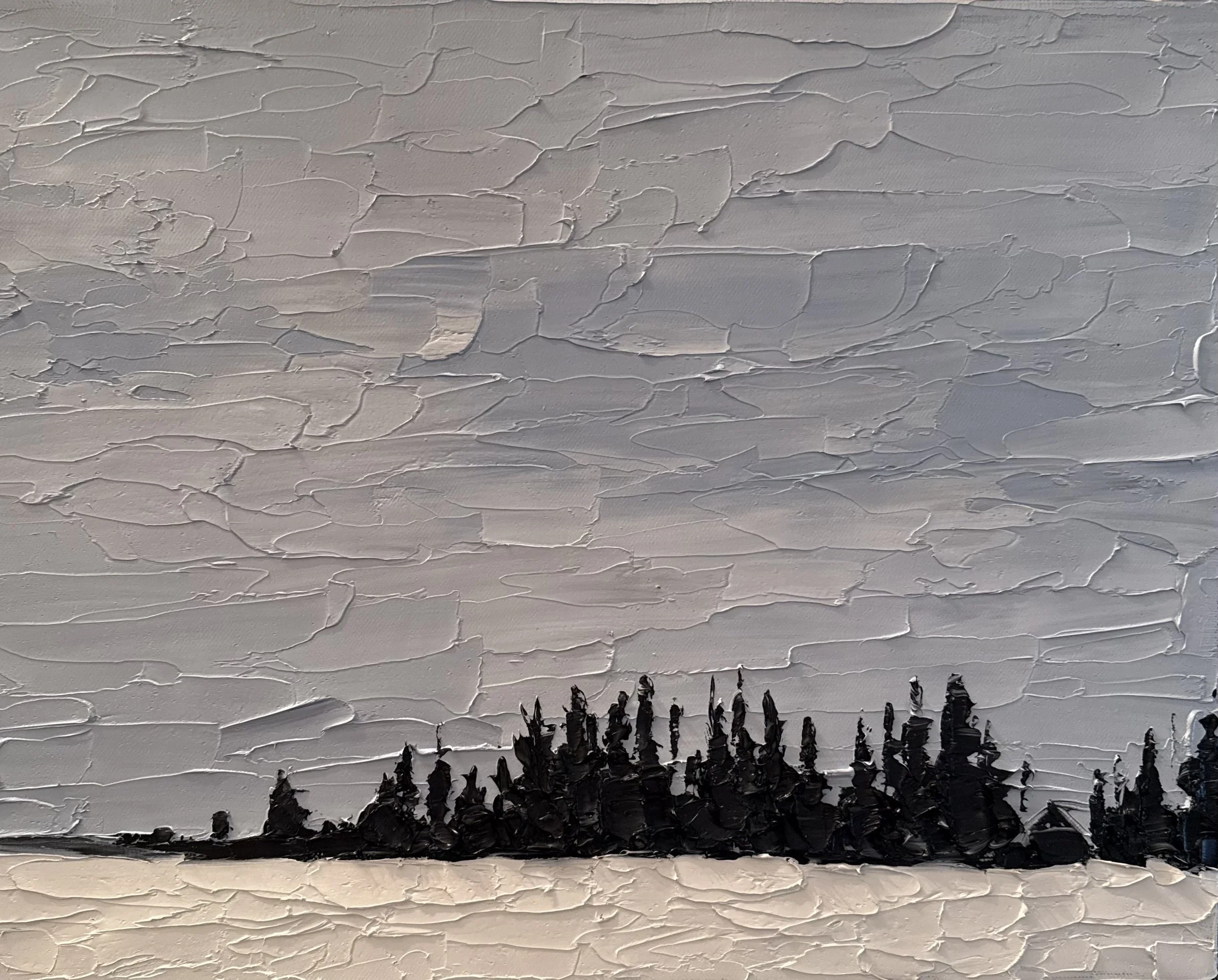 Edenville Treeline SOLD
14 x 18 Inch Oil on Canvas