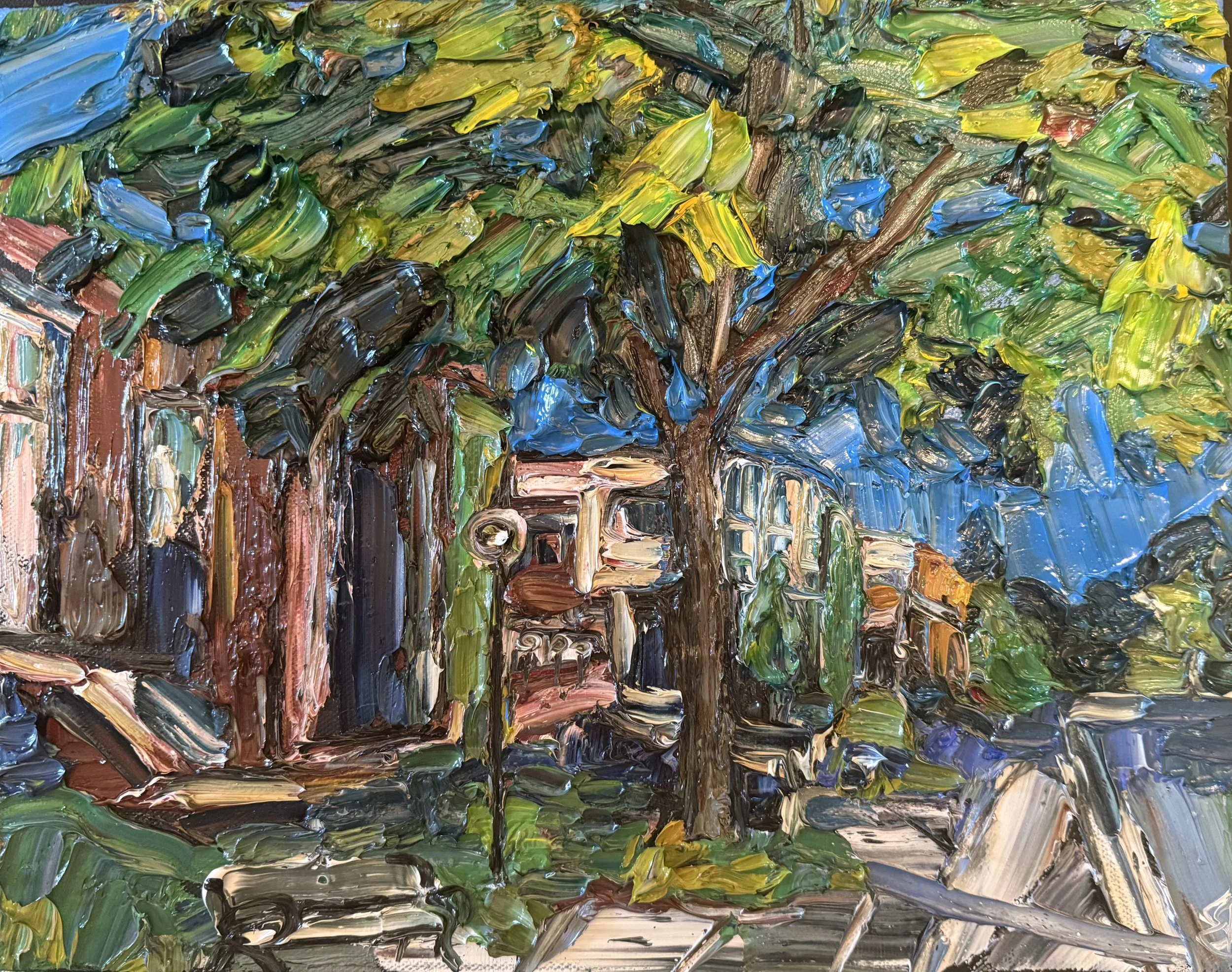 The Art of Reading, The Reading of Art
11x 14 Inch Oil on Canvas SOLD