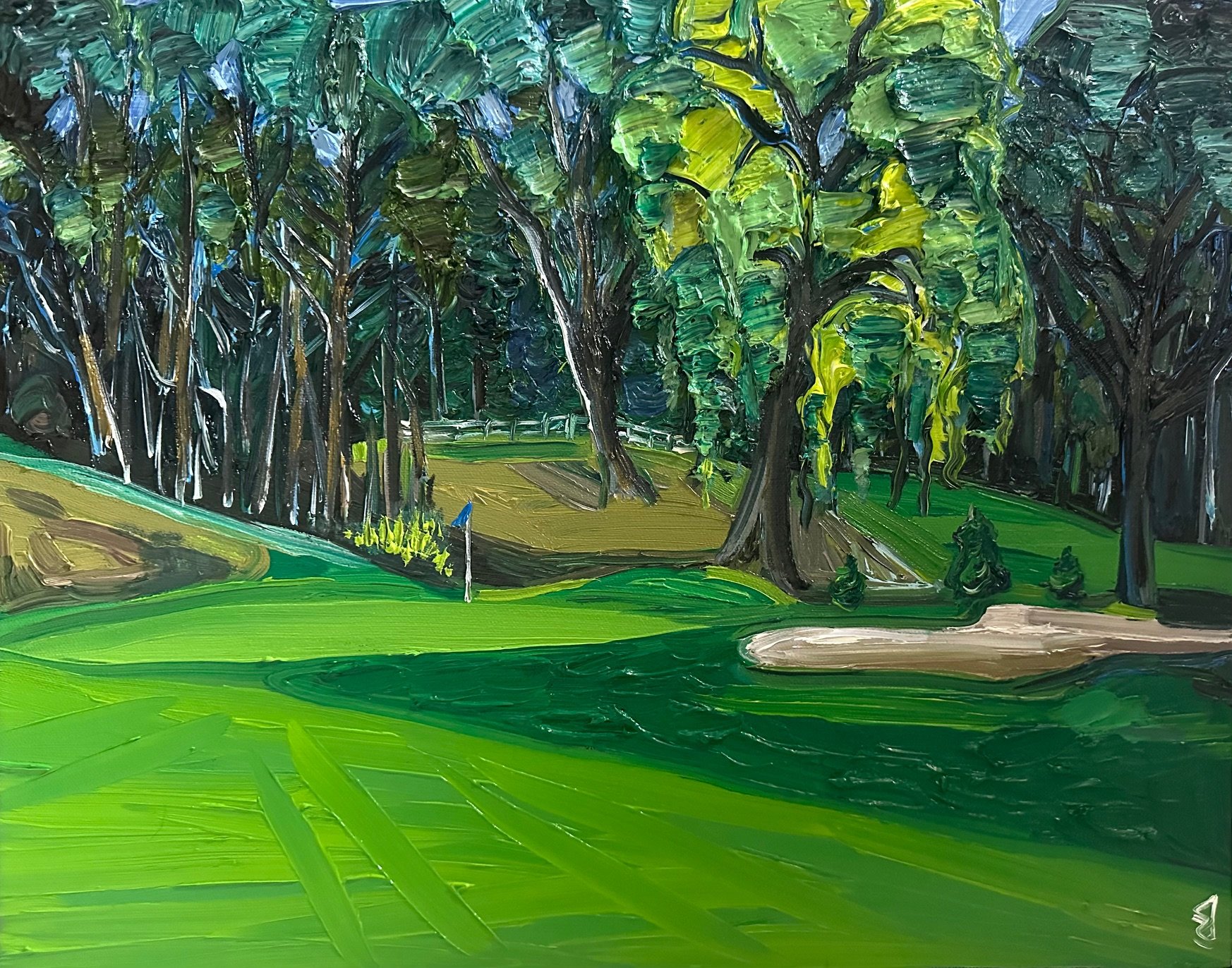 Legacy Ridge Golf Club Hole No.1
16x 20 Inch Oil on Canvas