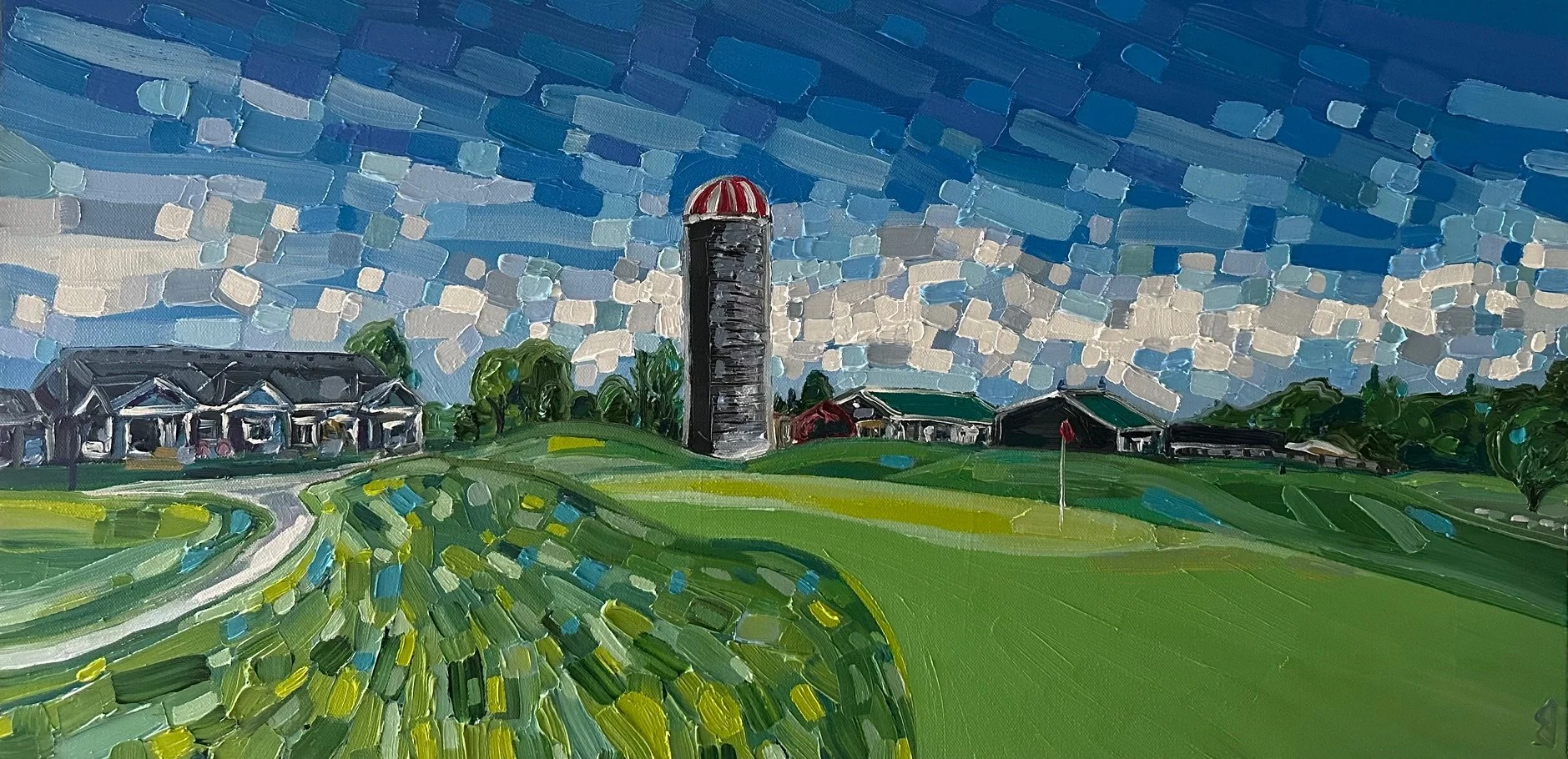 The Club at Westlinks Golf Club
15x 30 Inch Oil on Canvas
SOLD