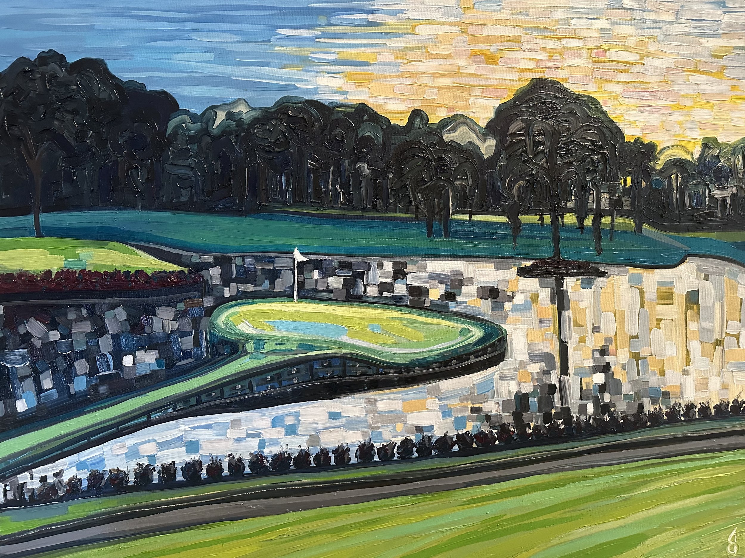 TPC Sawgrass 17th Hole: Island Green
24x36 Inch Oil on canvas
For Sale