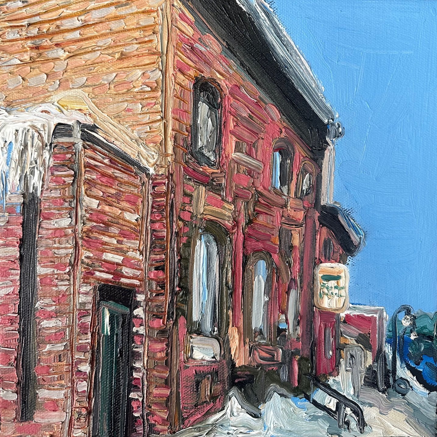 Owen Sound Farmers Market at 8th St West and 1st Ave East
10x10 Inch Oil SOLD
