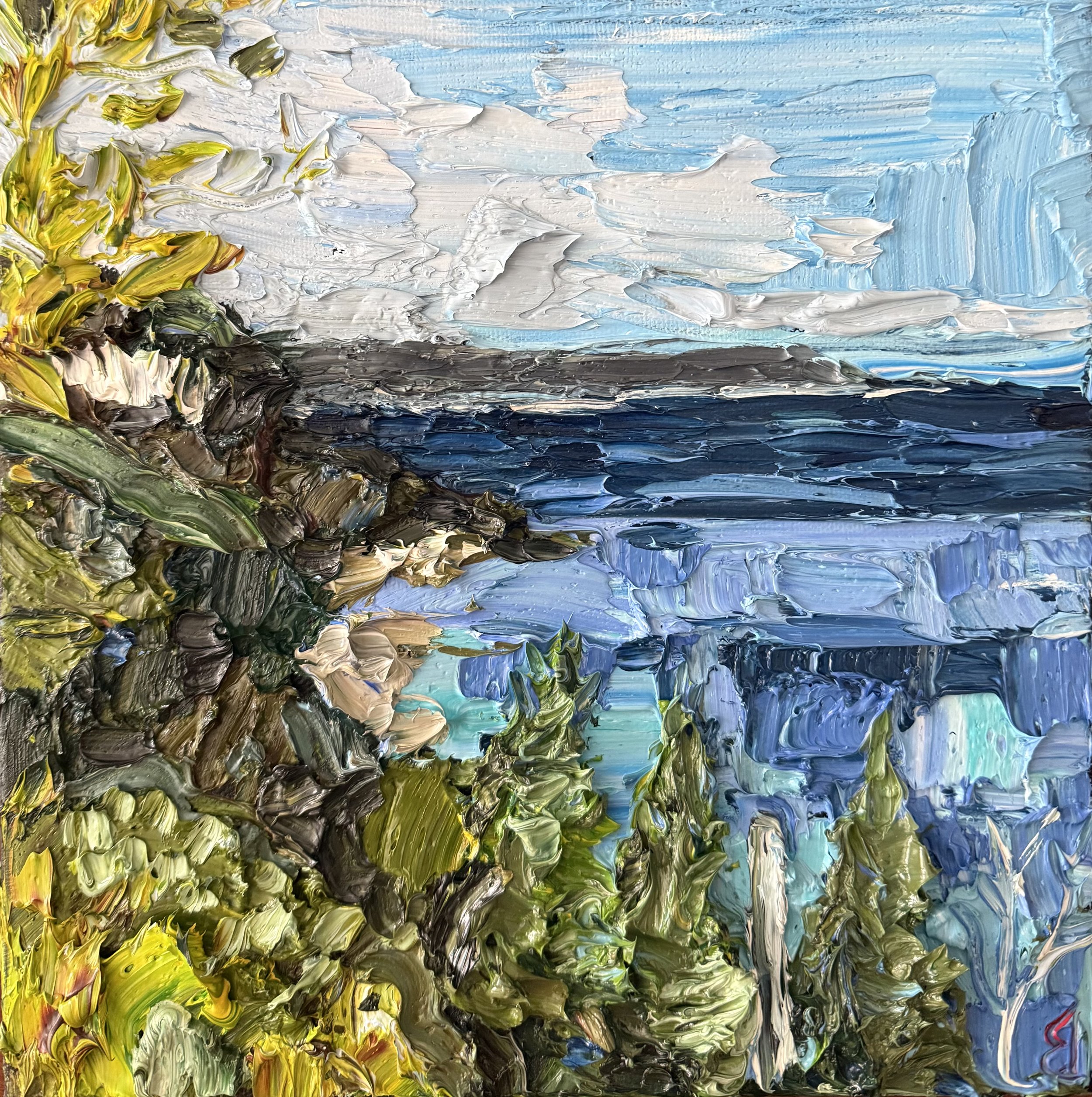 Devils Monument, Dyers Bay
10x10 Inch Oil on Canvas