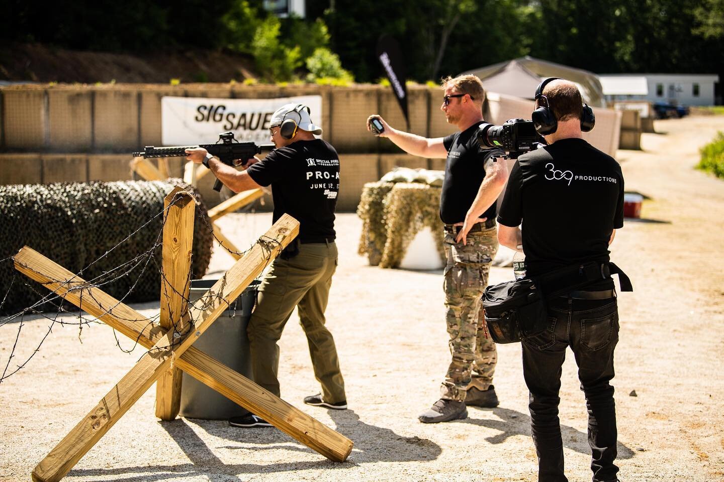 The 309 crew had an action packed day working with the @specialforcesfoundation_ at Sig Sauer Academy!🎖🪖🎥