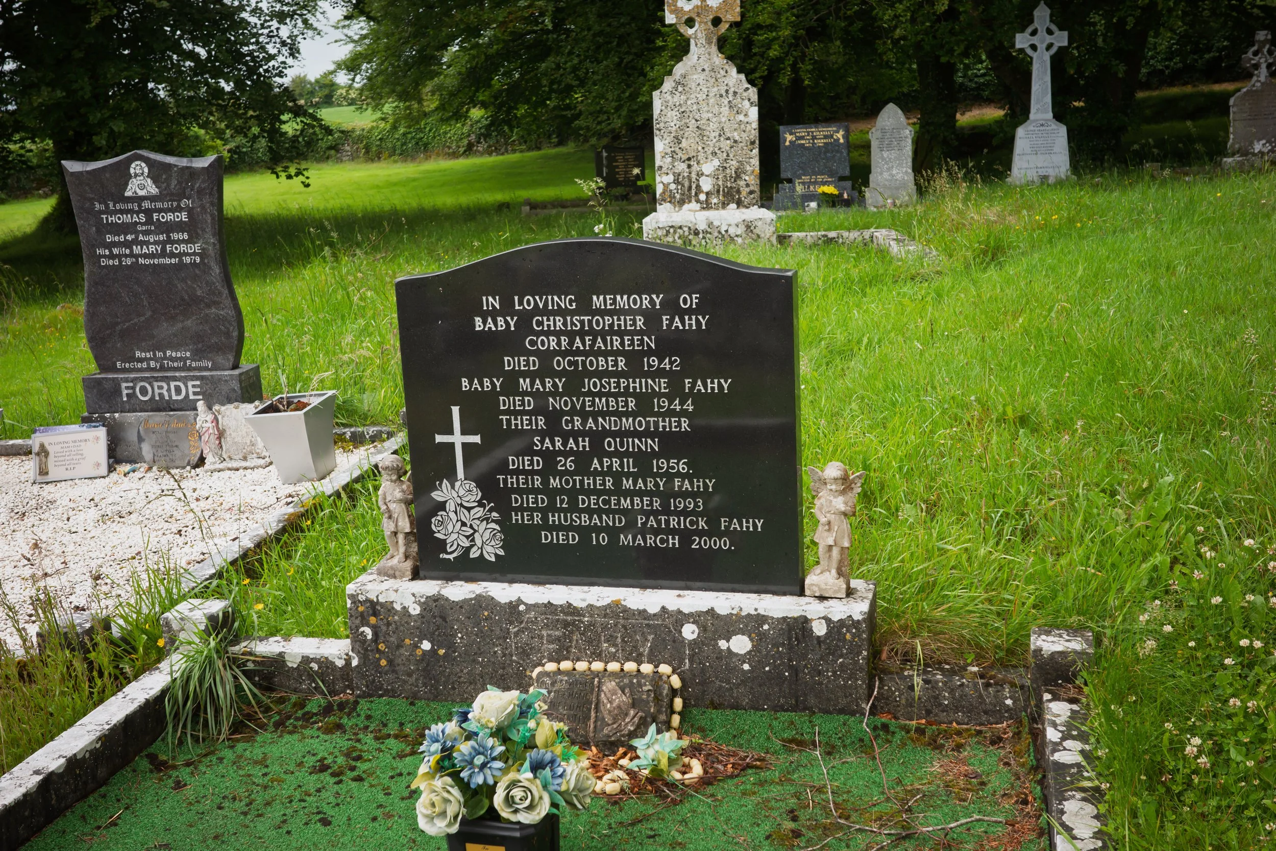 Sarah Quinn, husband of Thomas Quinn and Mary Quinn, their daughter.