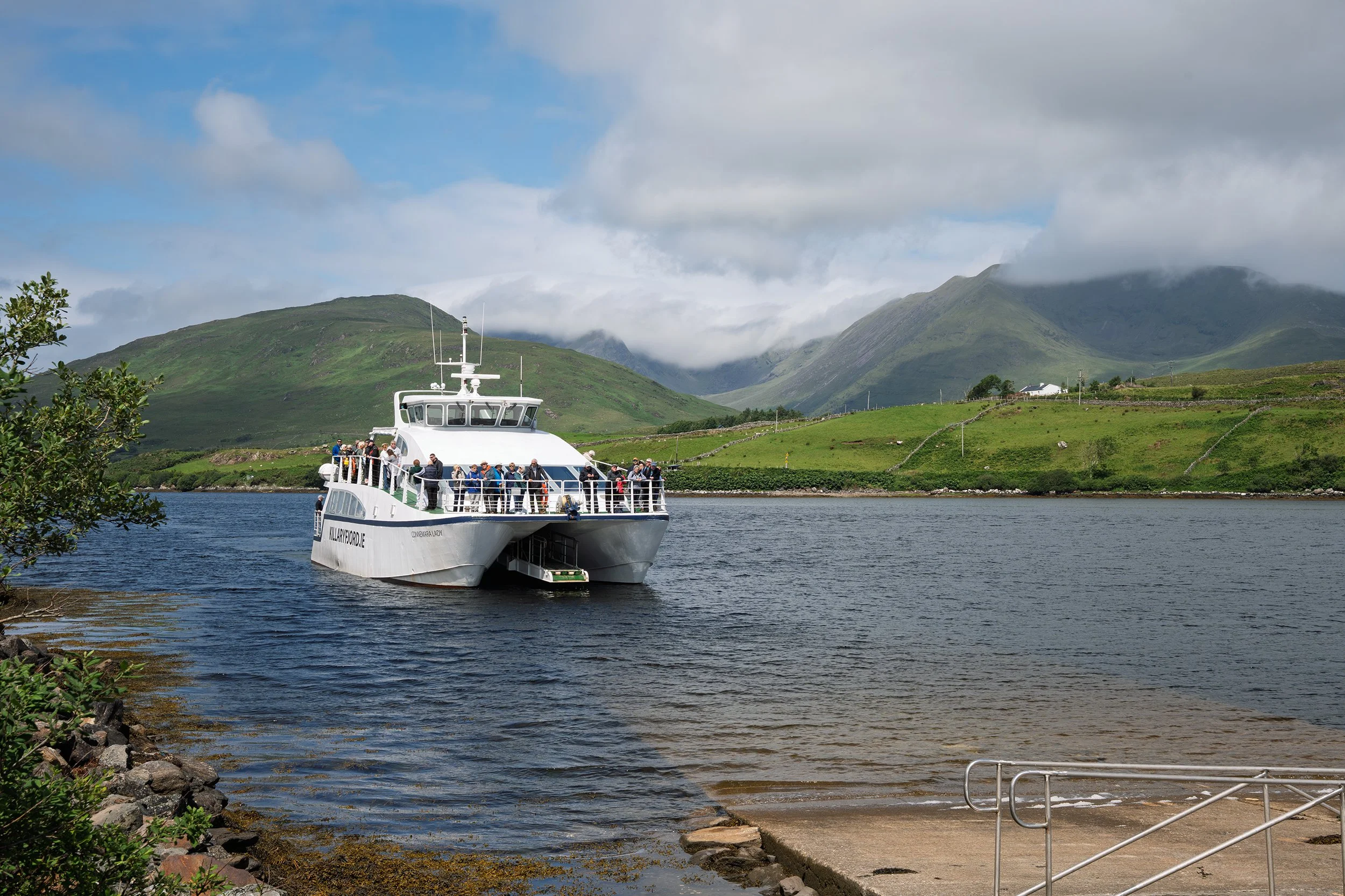 Killary Fjorde tourist boat