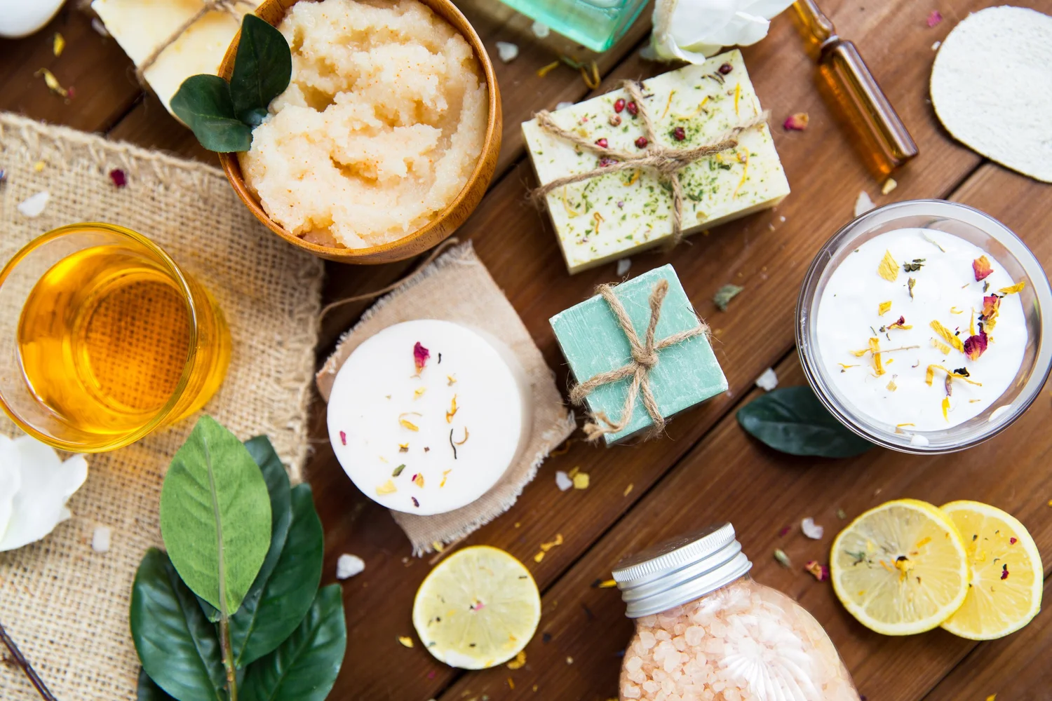 Skincare and wellness products prepared for ecommerce fulfillment