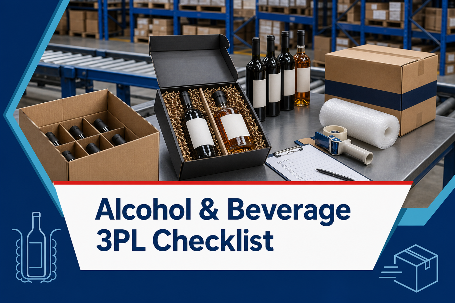 Alcohol and Beverage 3PL Checklist for Storage, Kitting, and Shipping