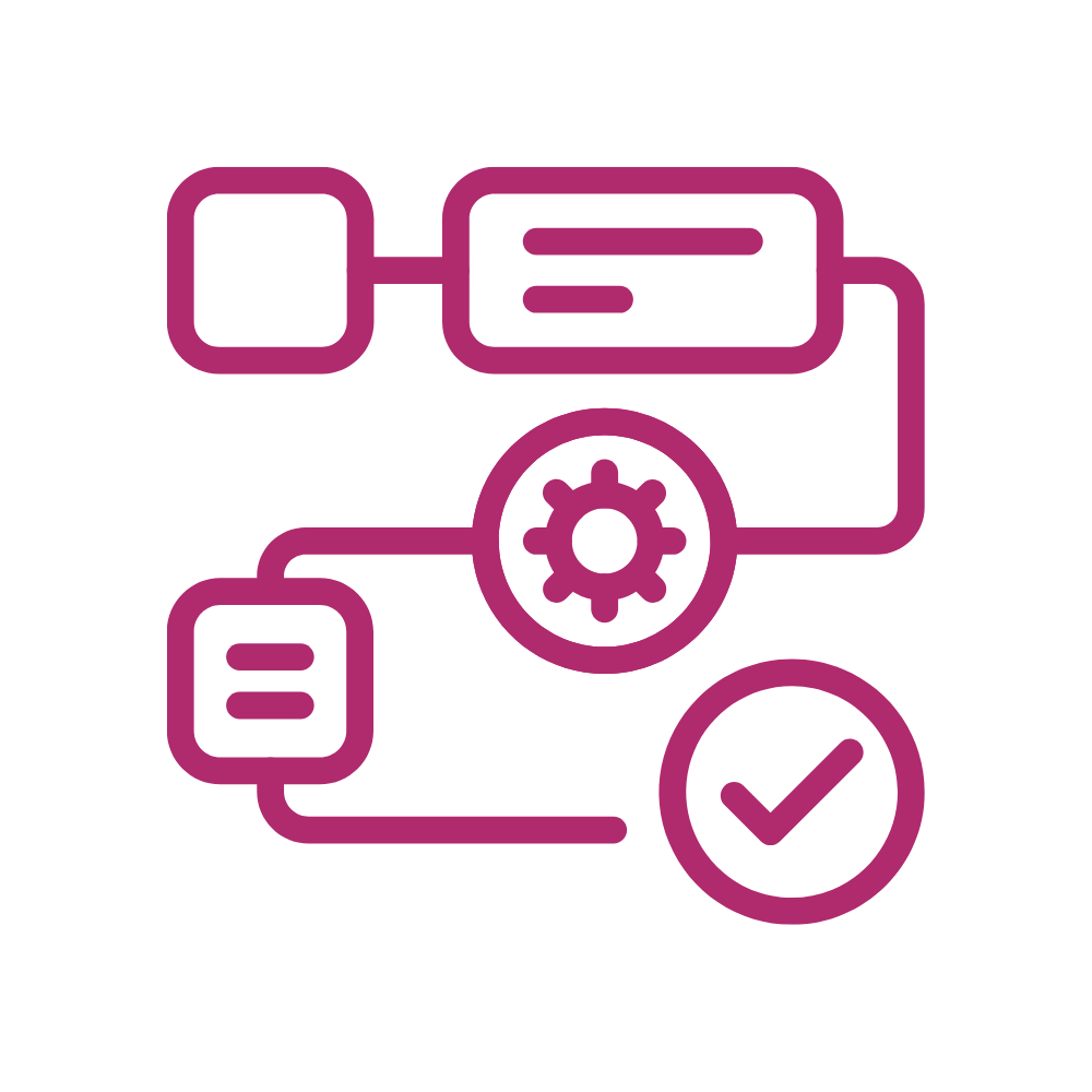 Icon representing Groundwork’s approach to simplifying how work gets done through clear processes and shared understanding.