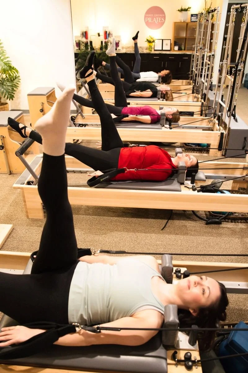 Group pilates session