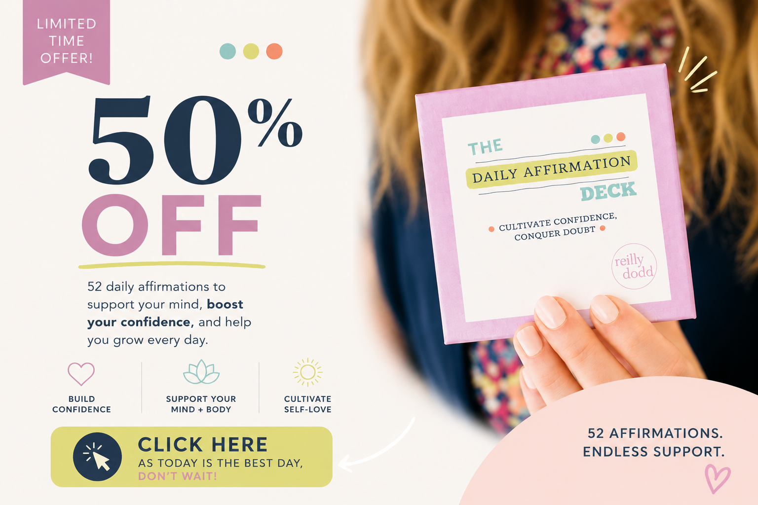 The Daily Affirmation Deck Special - 50% OFF