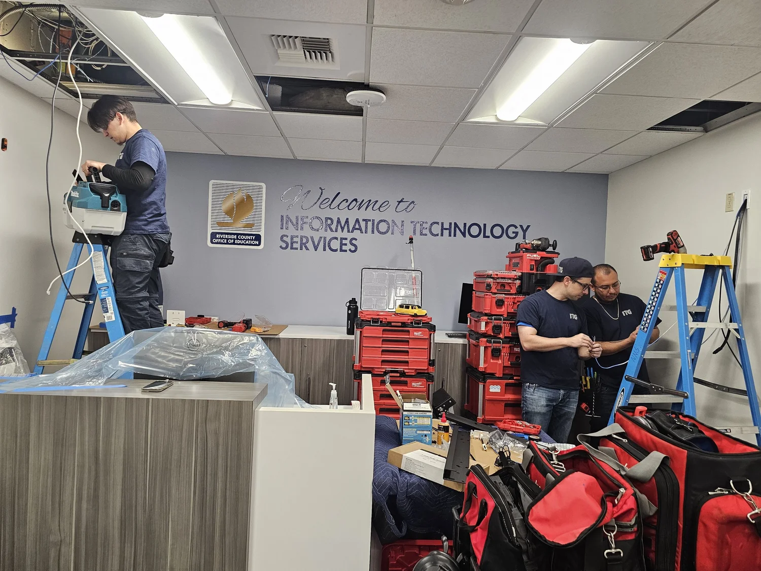 ITG installation on a real job site