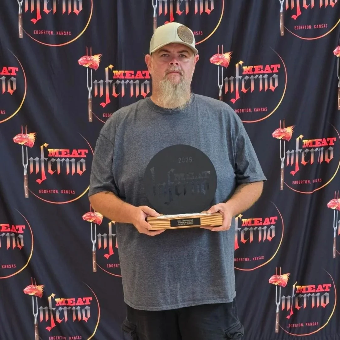 Bo Wheless - Bocephus BBQ holds the 3rd place trophy