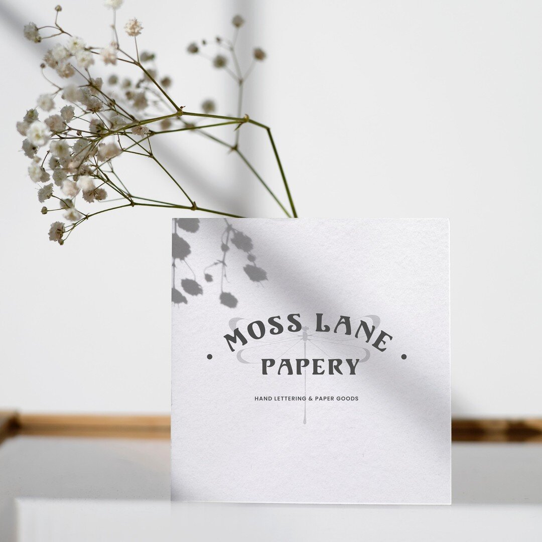 Branding No. 6. Moss Lane lettering &amp; papery shop.

Trying out a new style with this little logo badge. 

Concept keywords: Friendly, Handmade, Soft

#graphicdesigner #branding #brandingdesign #brandingstudio
