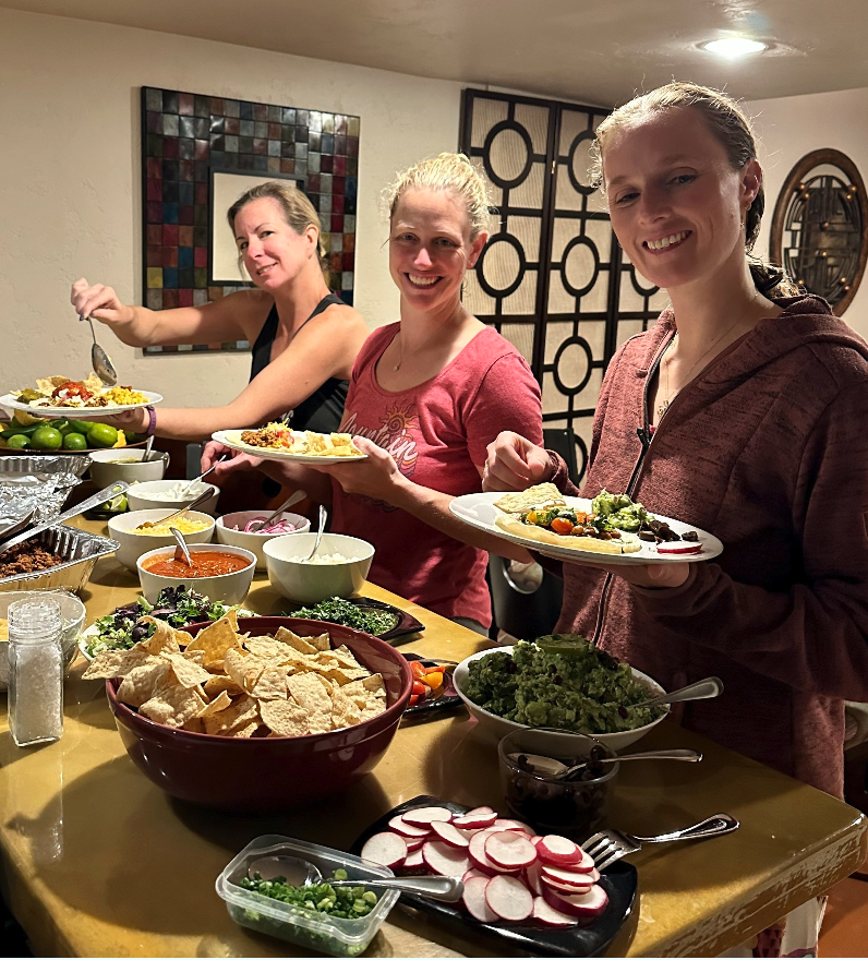 Tara Mazanec Jenn Menzer Yoga Retreat Functional Movement Pain Free meals healthy food