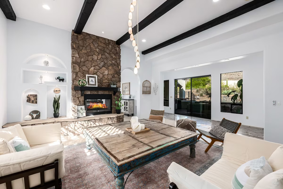 Tara Mazanec Jenn Menzer Yoga Retreat Living Room