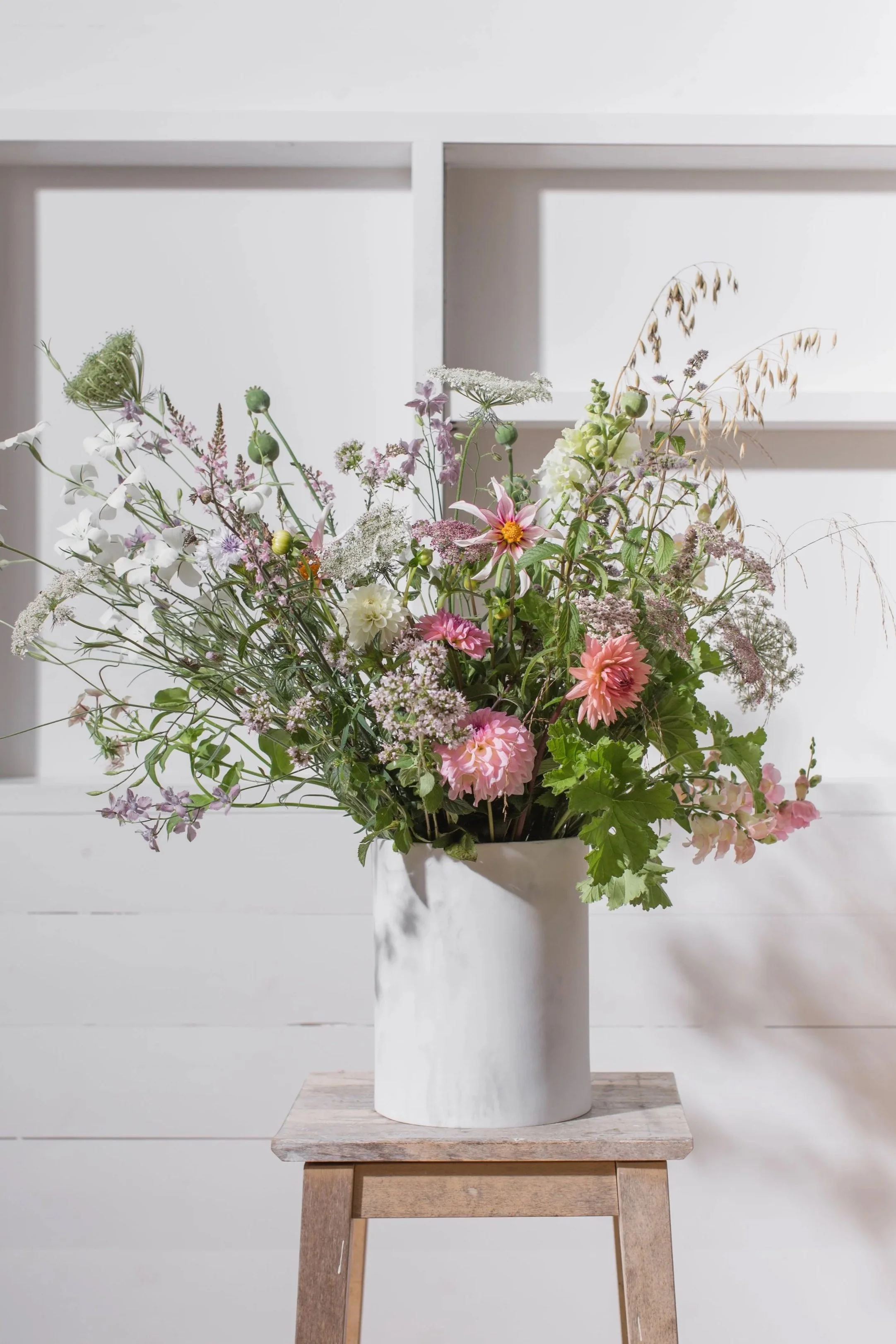 DIY Wedding Flower Arrangers bucket