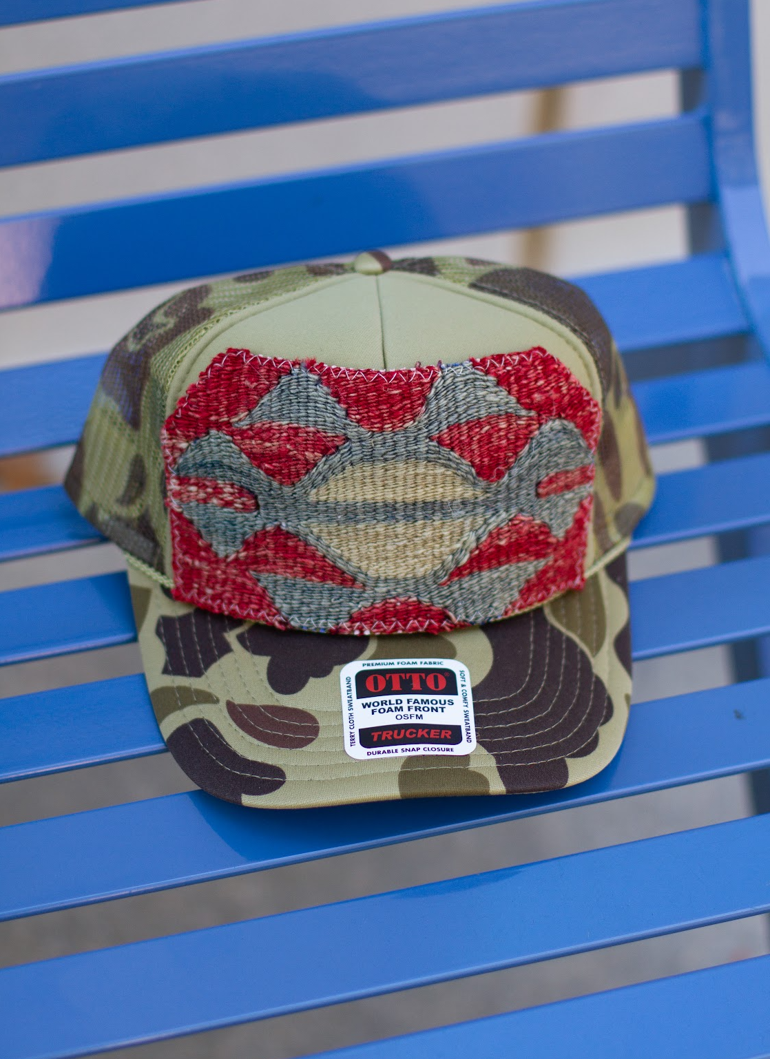 KILIM Patch Trucker Hat -CAMO