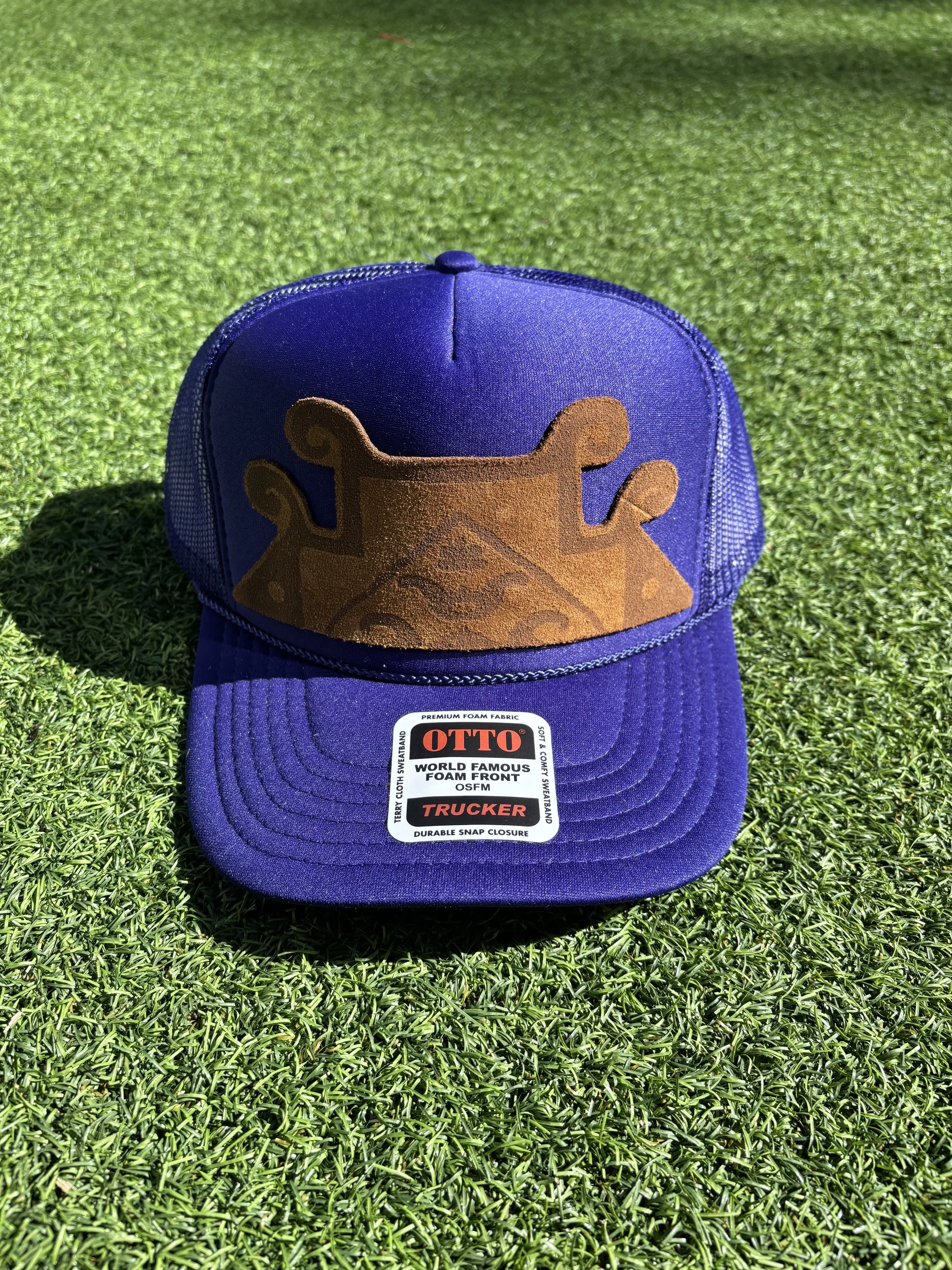 Purple Suede Trucker