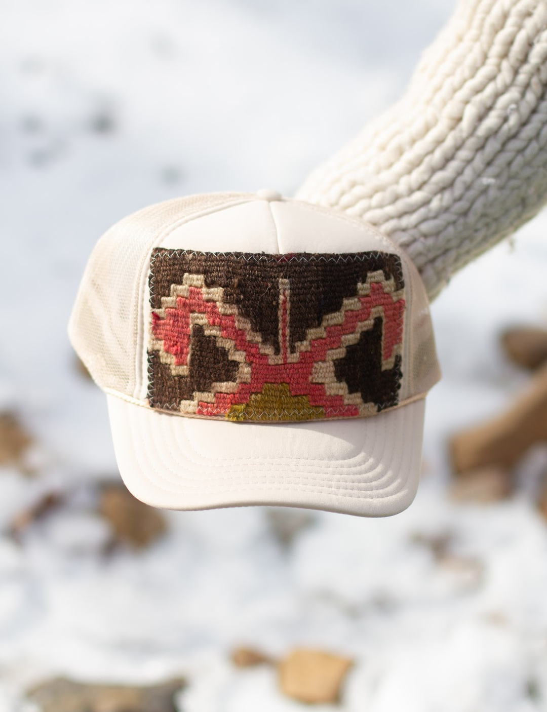 Kilim Patch Trucker SAND
