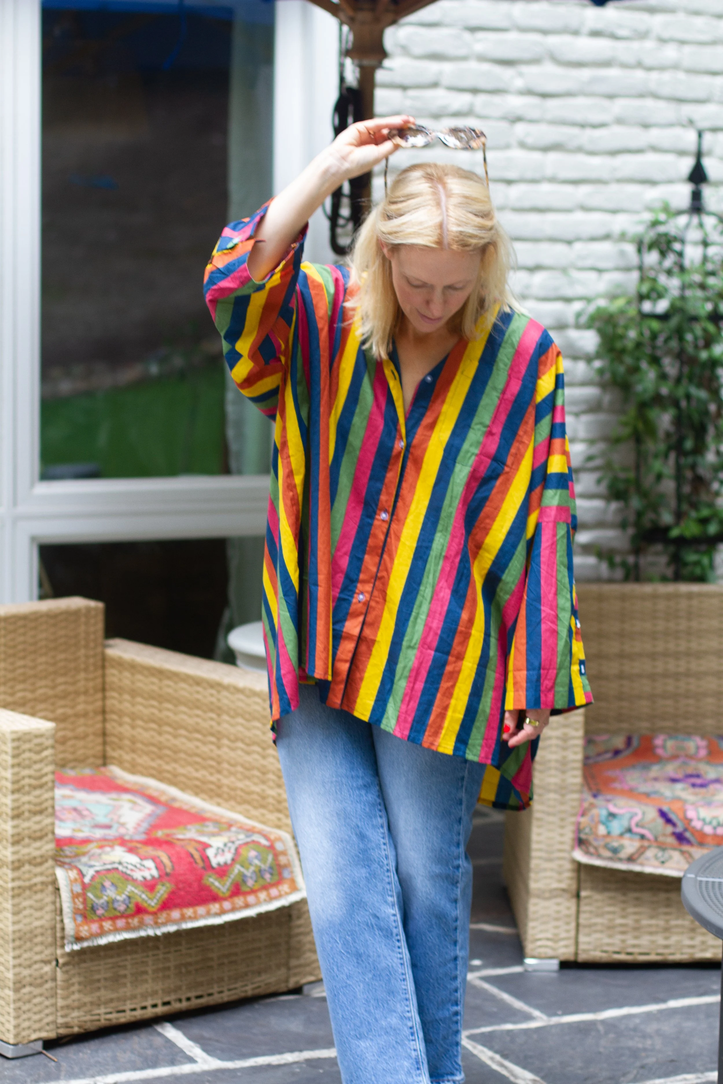 The Boyfriend Button Down - Multi