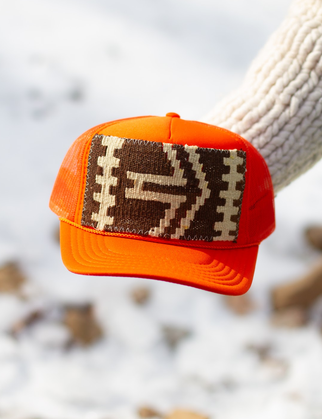 Kilim Patch Trucker ORANGE
