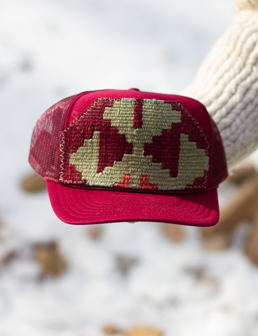 Kilim Patch Trucker MERLOT