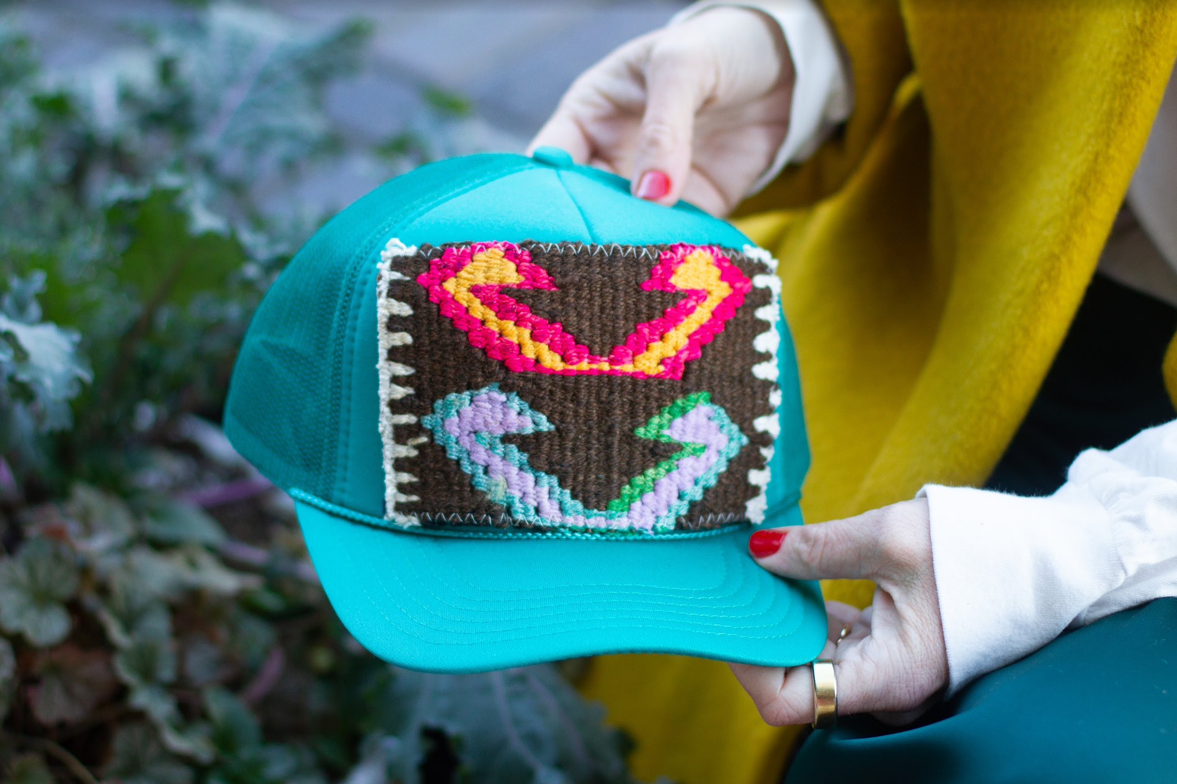 Kilim Patch Trucker JADE
