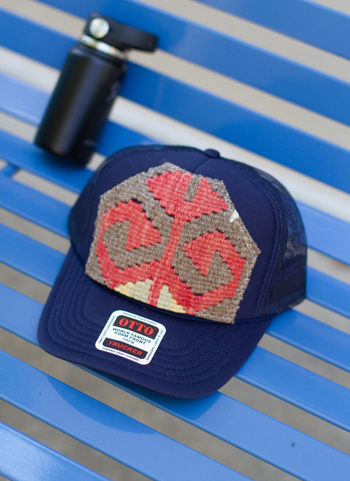 KILIM Patch Trucker Hat -NAVY