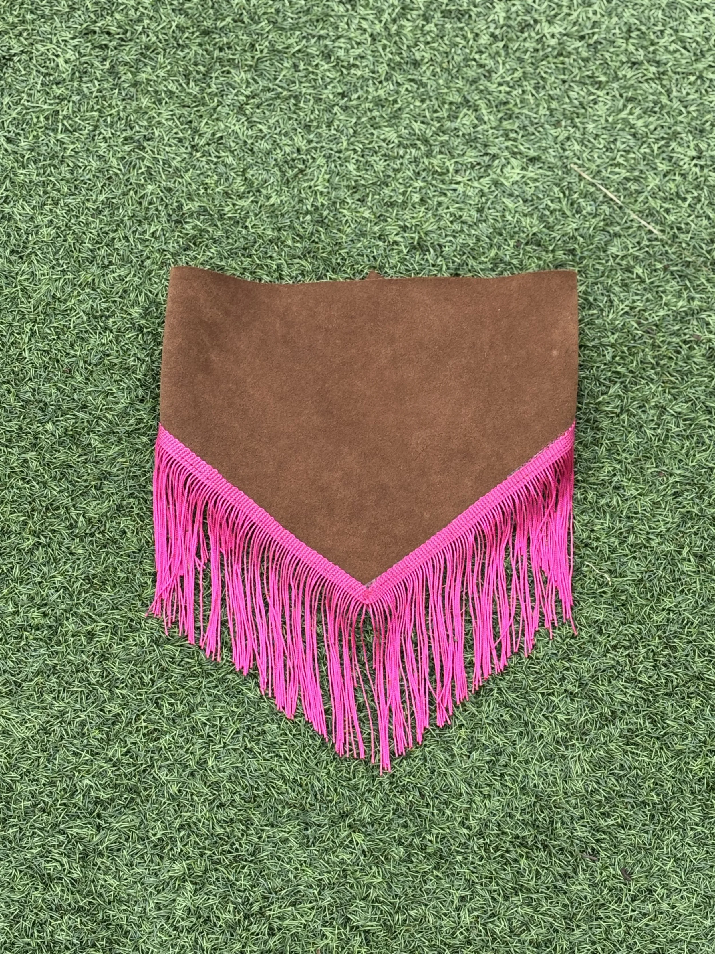 Suede Fringe Bandana