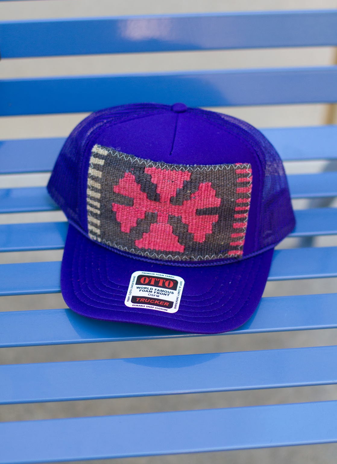 KILIM Patch Trucker Hat - PURPLE