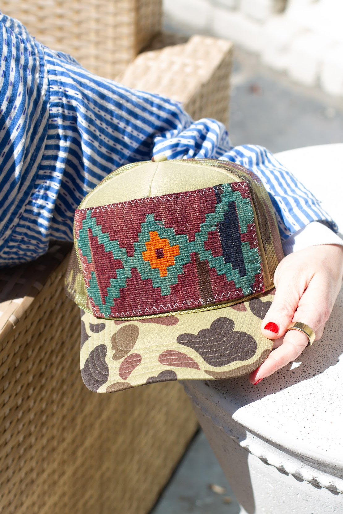 Kilim Patch Trucker CAMO