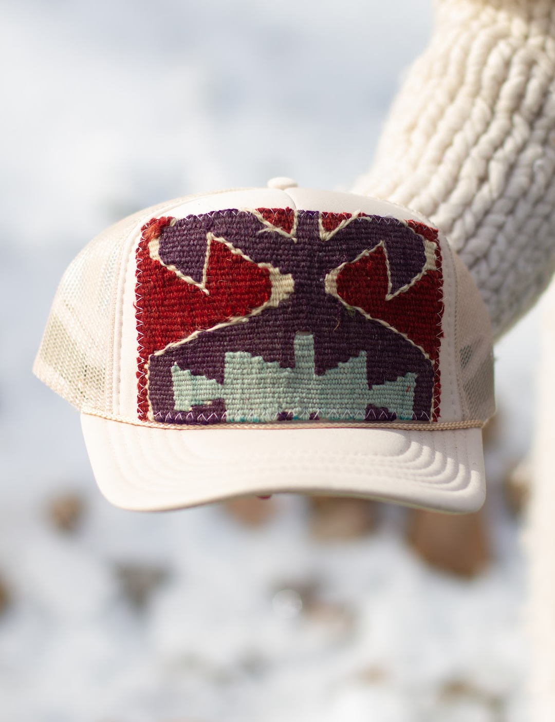 Kilim Patch Trucker SAND